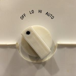 Parametric knob for keyed stems (fans, crock pots, etc.)