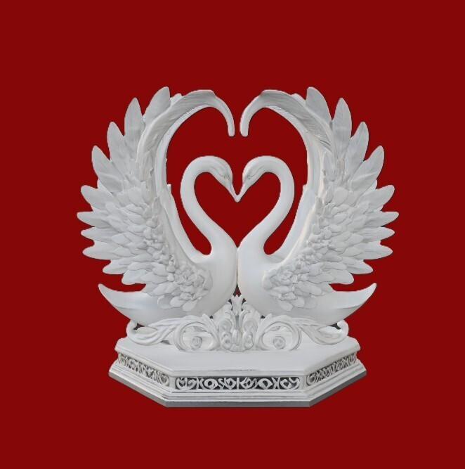 Eternal Swan Love Figurine