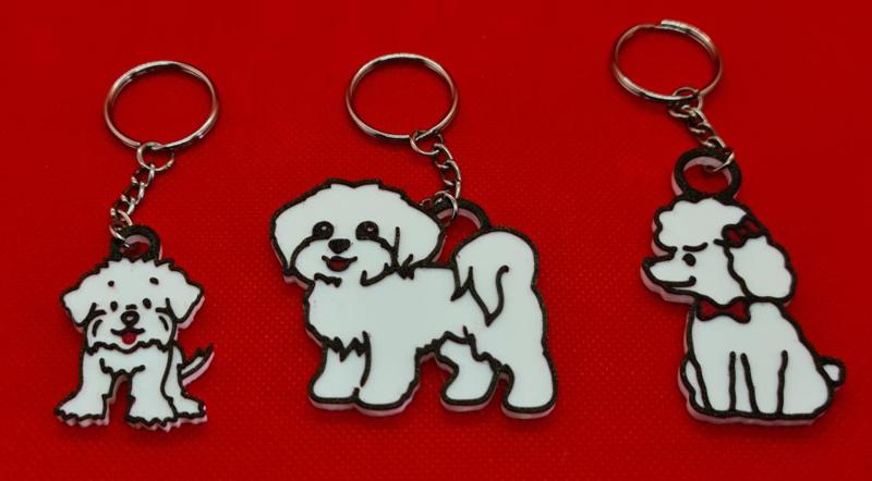 doggie key chains