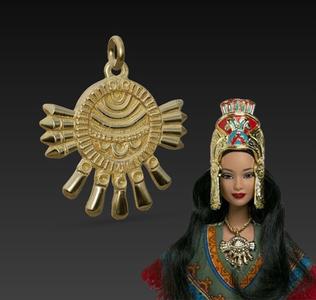 Replacement Necklace for Barbie Aztec Princess – 3D Printable Jewelry Accessory