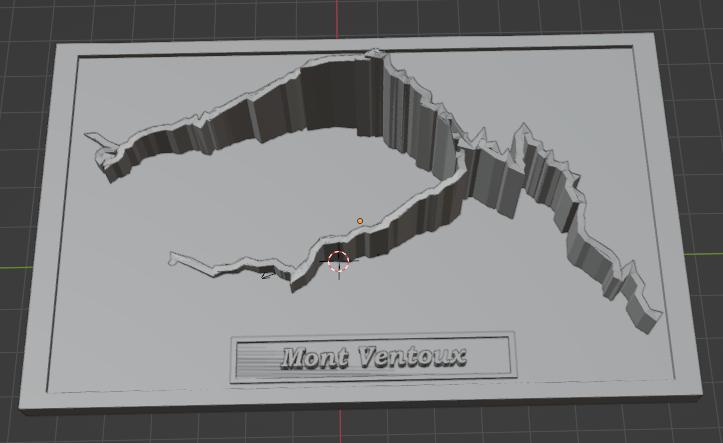 Mont Ventoux all 3 sides Cycle ride plaque