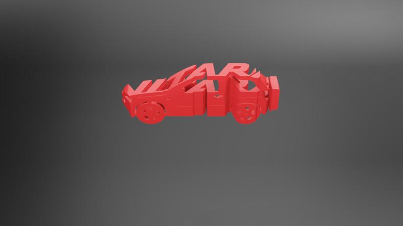 Suzuki Grand Vitara 1998 3Door - Keychain