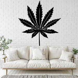 Cannabis Leaf 2D Wall Art/Window Art - Digital STL & SVG Files for 3D Printing and Laser Cutting