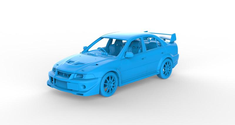 MITSUBISHI LANCER EVO VI TOMMI MAKINEN STL FILE