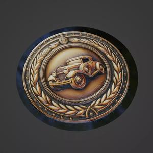 Car Pendant Medallion