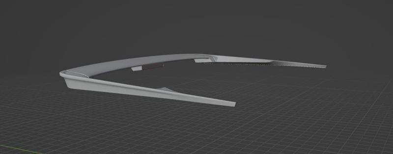 Flared Spoiler for Boxy Sedan Type Vehicles