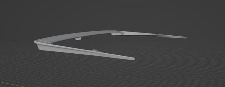 Flared Spoiler for Boxy Sedan Type Vehicles