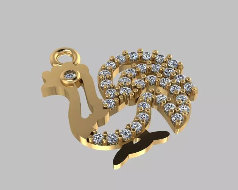 Cock jewelry logo