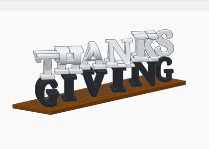 🍗HAPPY THANKSGIVING🍽️- GIFT🎁, PRESENT🦃 - Thanksgiving - flip text (textflip) little or big