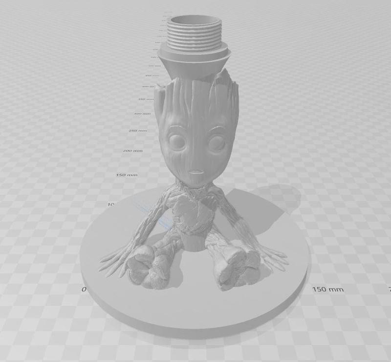 Groot Lithophanie Lamp Stand