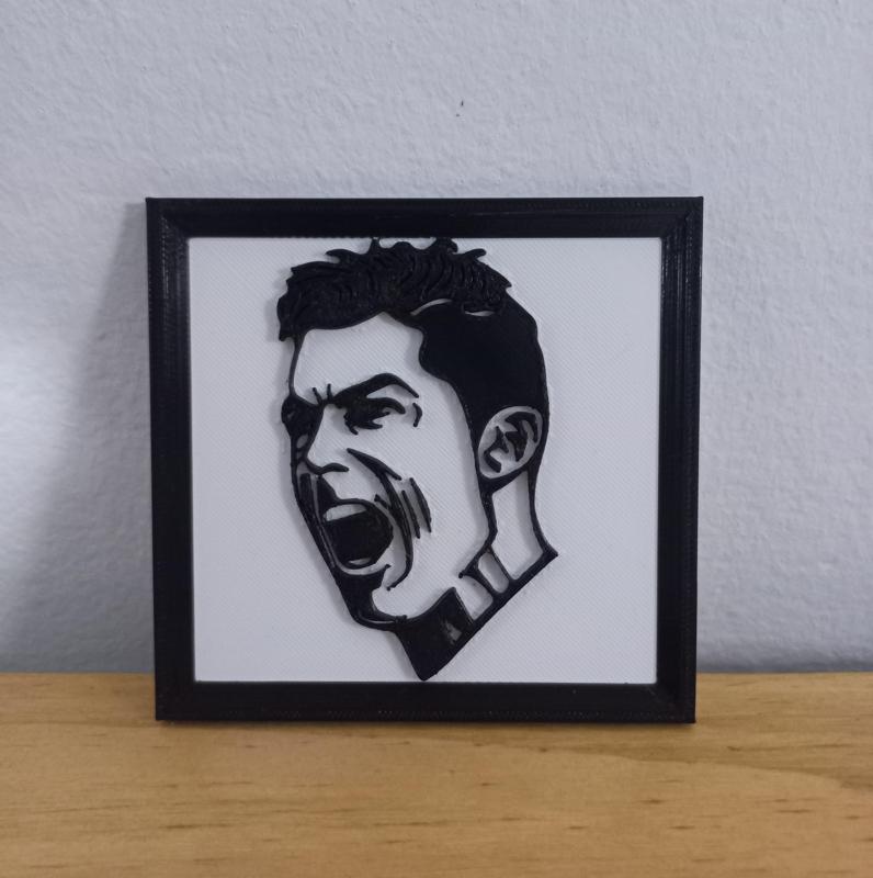 Picture Cristiano Ronaldo CR7 siuuu wall