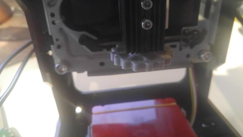 Neje laser engraver focus knob