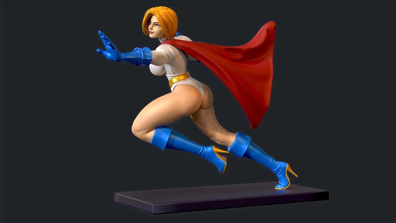 Power girl from DC comics