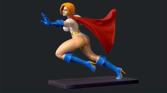 Power girl from DC comics
