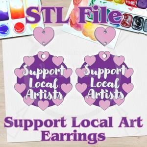 Support Local Artists Earrings