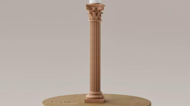 Porta velas - Candelabro - columna neoclasica