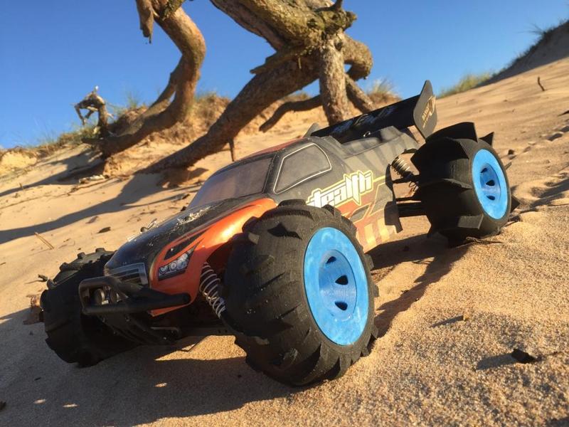 Set of NoS (No Screws) RC-tires dedicated to OpenRC Truggy