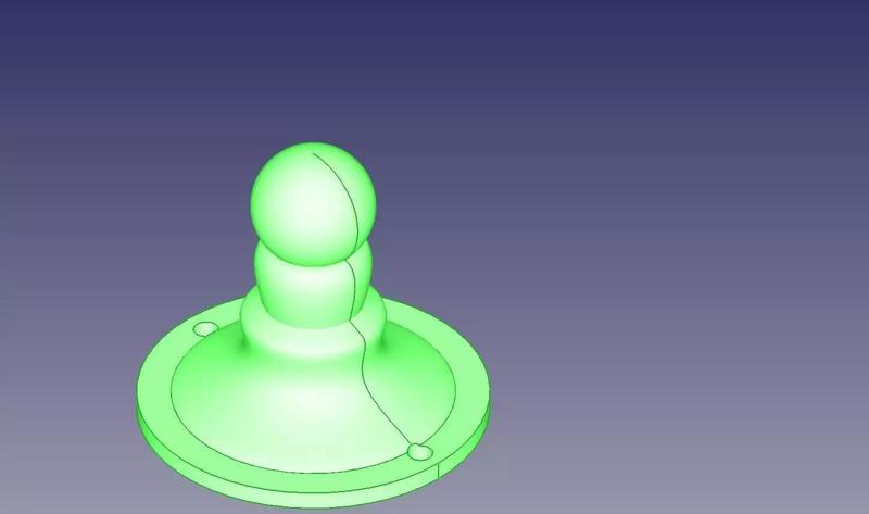 printable door knob  with holes for bolts