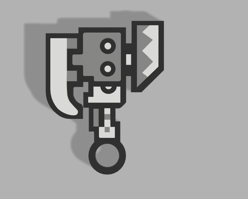 Slash Axe Keychain (Monster Hunter)