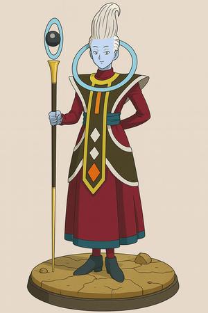 Whis – Angel Attendant – Dragon Ball 3D Print Statue