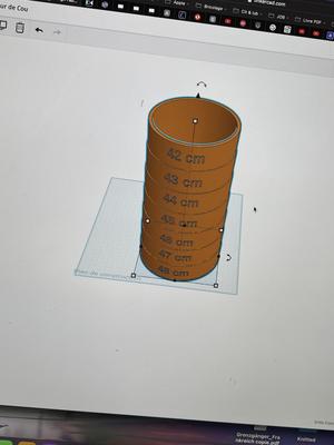 Measuring circumference for collars 42-48 cm