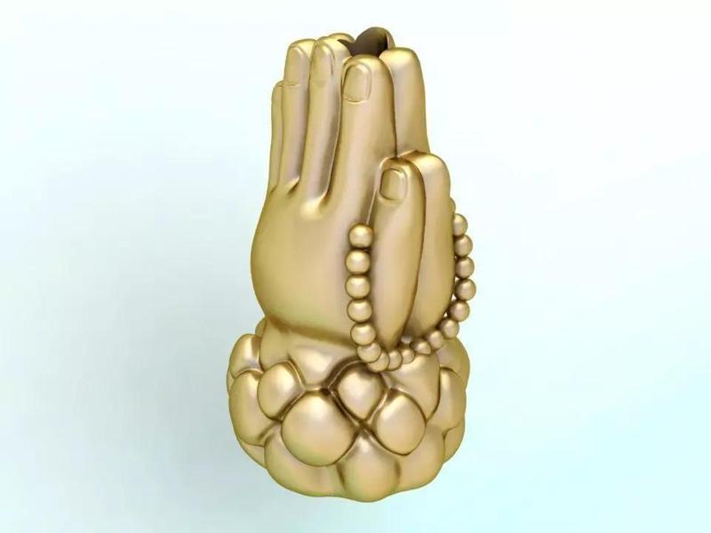Buddha hand Pendant - Buddha hand bracelet