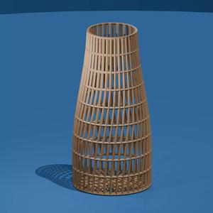 Tapered Mesh Vase