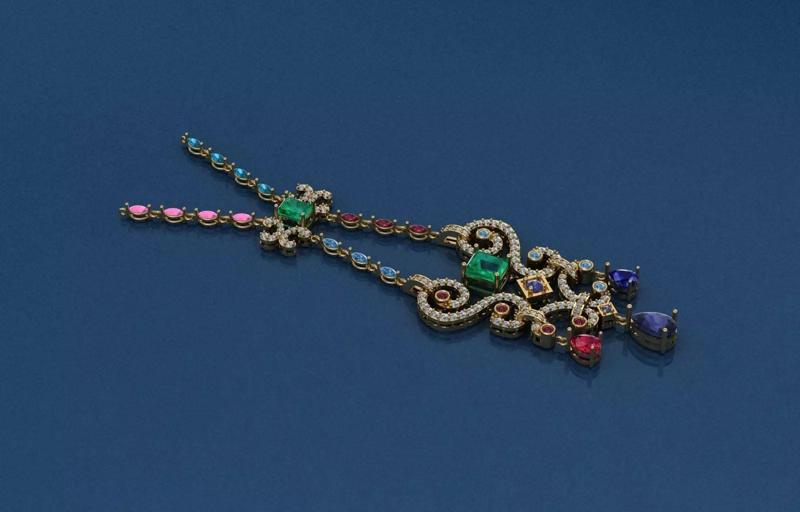 Necklace jewelry - Celestial Cascade