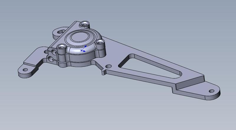 Rolls-Royce Phantom power window motor mount
