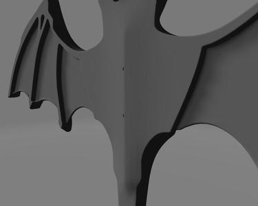Bat Wall Hanger – Scalable STL