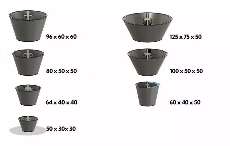 Pottery Rim Cones 3D Printable Pottery Shaping Tool