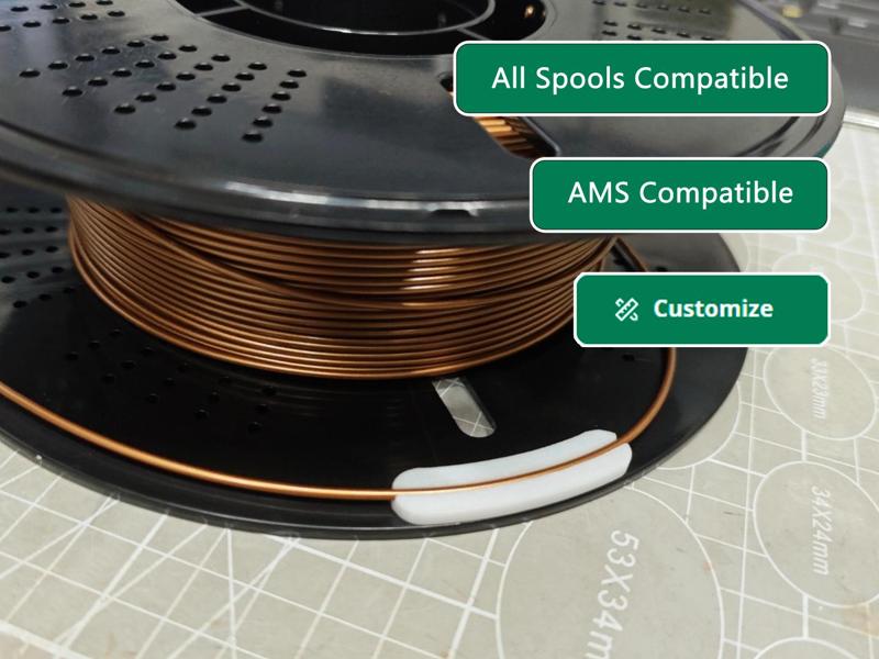 Parametric Filament Clip（Fits All Spools）