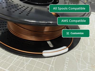 Parametric Filament Clip（Fits All Spools）