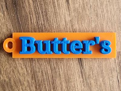 Butter's Keychain
