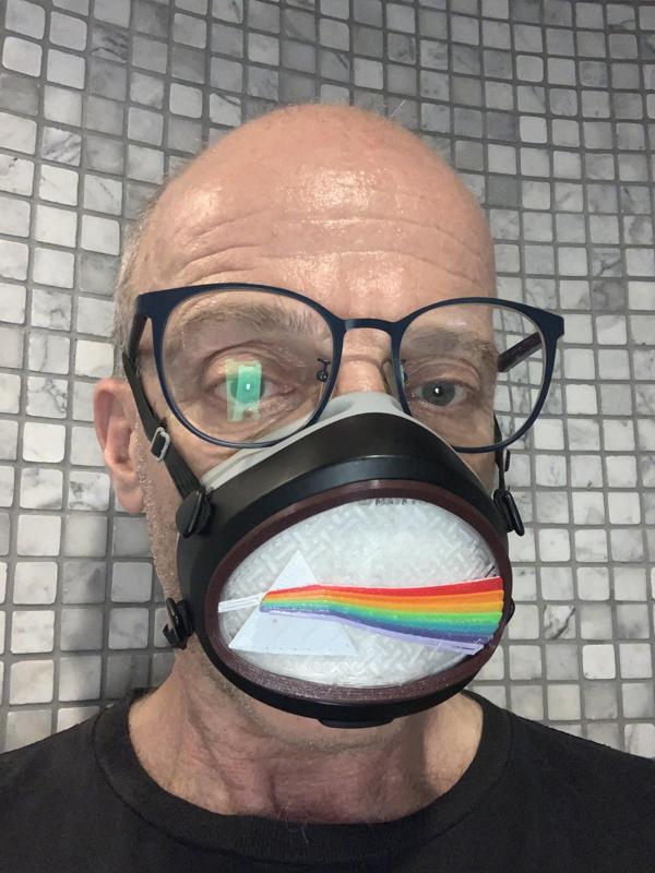 SNAP-IN COVER FOR FLO-MASK: SEPARATE RING AND INSERT -