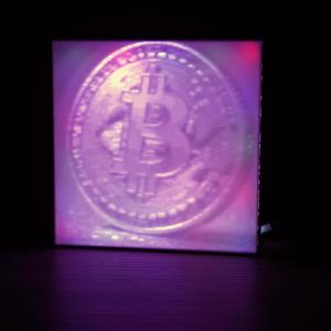 RB Living Bitcoin light box decoration