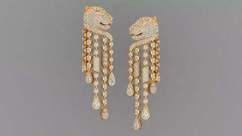 Panthers Earring