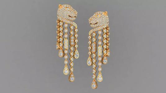 Panthers Earring