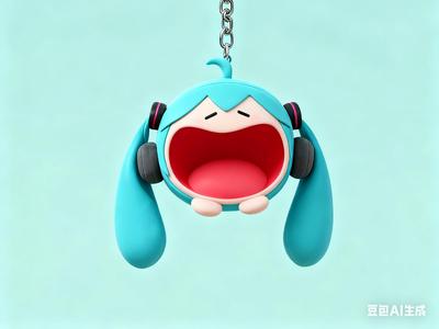 Hatsune Miku Chibi Charm (Single Color)