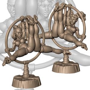 Circus acrobats diorama +NSFW
