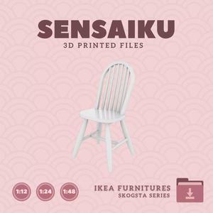 SKOGSTA Chair for Miniature Dollhouse - IKEA - 3D Print