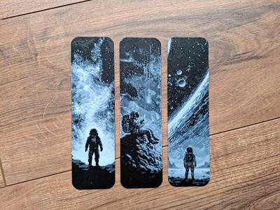 Spaceman / Astronaut saga bookmark - hueforge