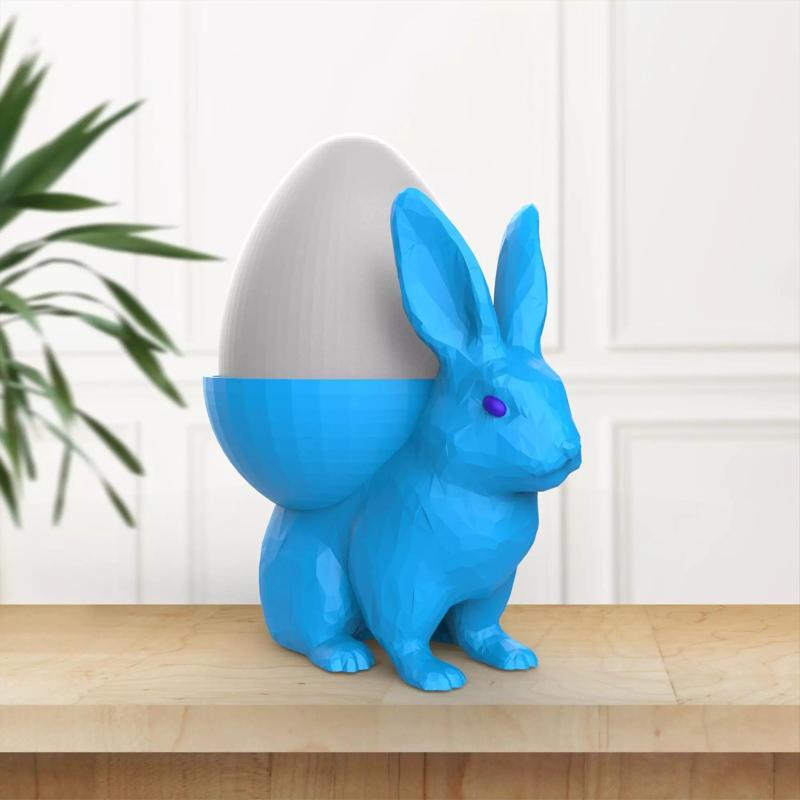 Easter Bunny Egg Holder Easter Egg Gift Rabbit Holder