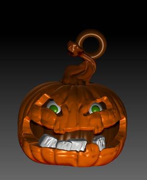 squash pumpkin solid piece.obj