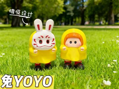 Rabbit YOYO (mask with magnetic attachment, detachable slippers)