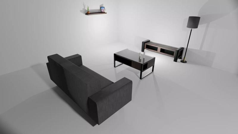 Living Room Furniture and Decor Pack - Modern and Realistic