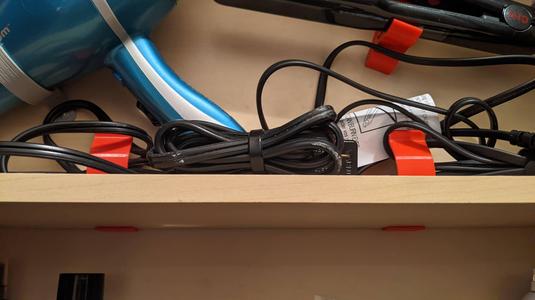 Shelf Mounted Cable Hook