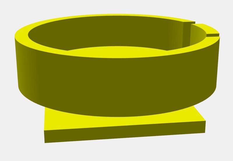 Bowl for the trunk lock spring Volkswagen Passat B6 B7, Golf 5 6 7, Sharan, Touareg, Touran, Polo 4, Tiguan, Seat Toledo 3, Altea XL, Leon 2, Ibiza 4