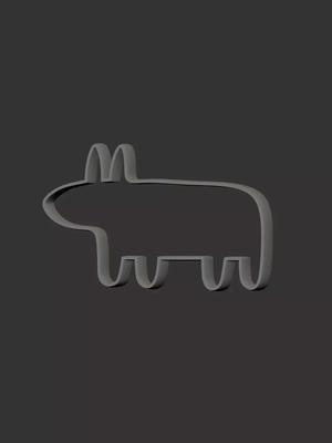 Dog Cookie Cutter - Dog Stl - Cookie Cutter - Kitchen stl