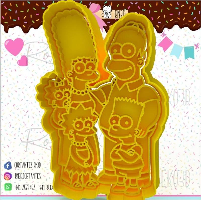 SIMPSONS FAMILY COOKIE CUTTER - SIMPSONS FAMILY COOKIE CUTTER